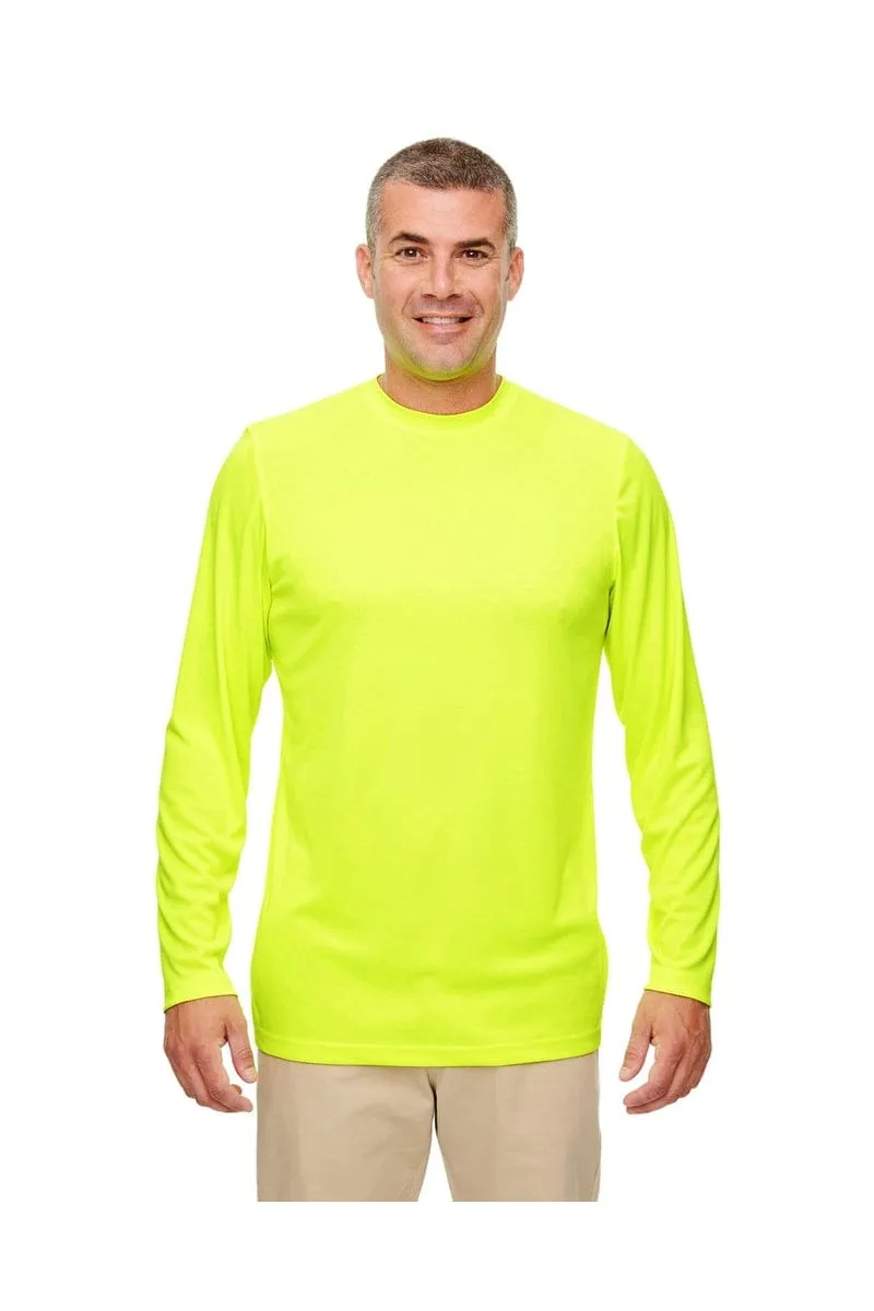 UltraClub 8622: Men's Cool & Dry Performance Long-Sleeve Top