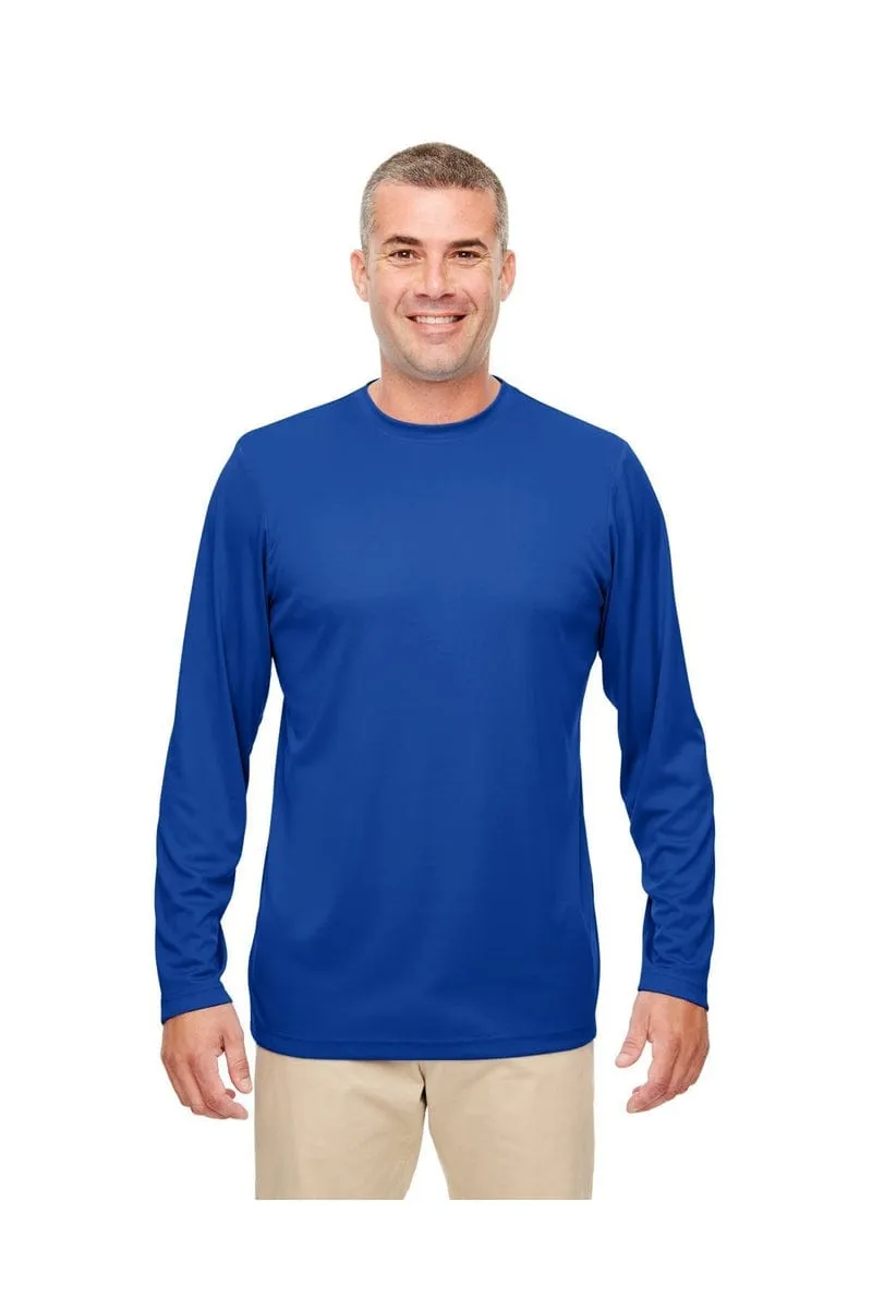 UltraClub 8622: Men's Cool & Dry Performance Long-Sleeve Top