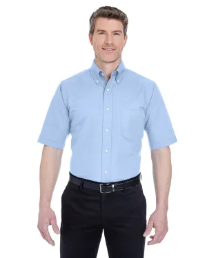 UltraClub 8972T Men's Tall Classic Wrinkle-Resistant Short-Sleeve Oxford