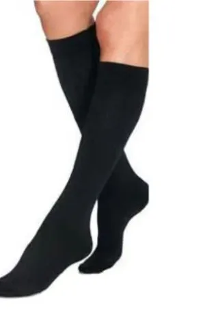 UltraSheer Supportwear Women's Knee-High Mild Compression Stockings Small, Black