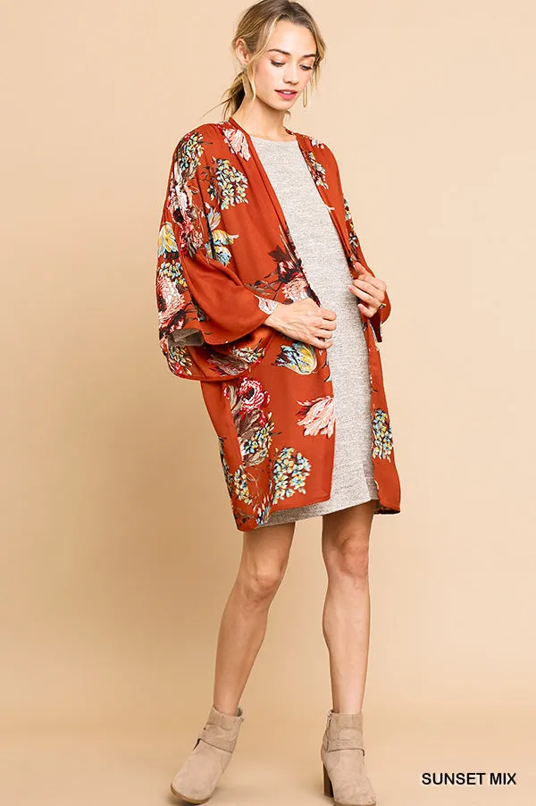 Umgee Floral Kimono