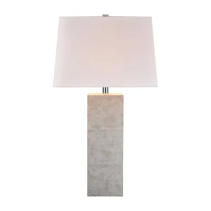 Unbound 1-Light Table Lamp in Light Gray