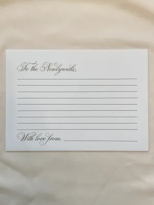 Unconditionally: Fill-in Card