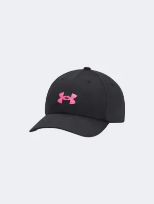 Under Armour Blitzing Adj Girls Training Cap Black/Pink