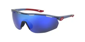 Under Armour Men's 99mm Blue Sunglasses UA0003GS-0PJP-99