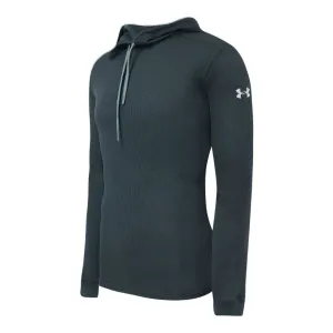 Under Armour Men's L/S Waffle Hoodie Black/Grey 4XL