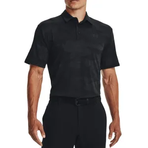 Under Armour Playoff 2.0 Jacquard Golf Polo Shirt - Black