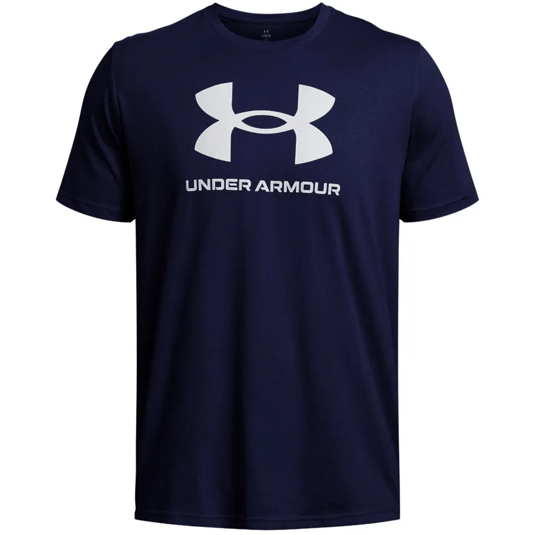 Under Armour Sportstyle Logo Men's T-Shirt Navy Blue 1382911 408 2Xl