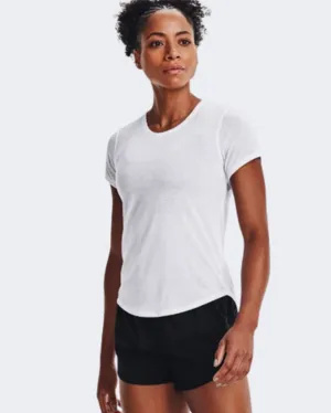 Under Armour Streaker Short Sleeve Women Running T-Shirt White/Reflective