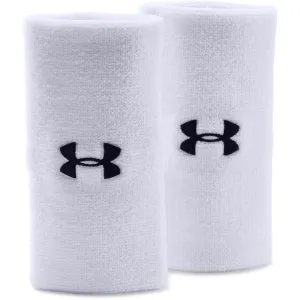 Under Armour White/Black 6" Performance Wristbands