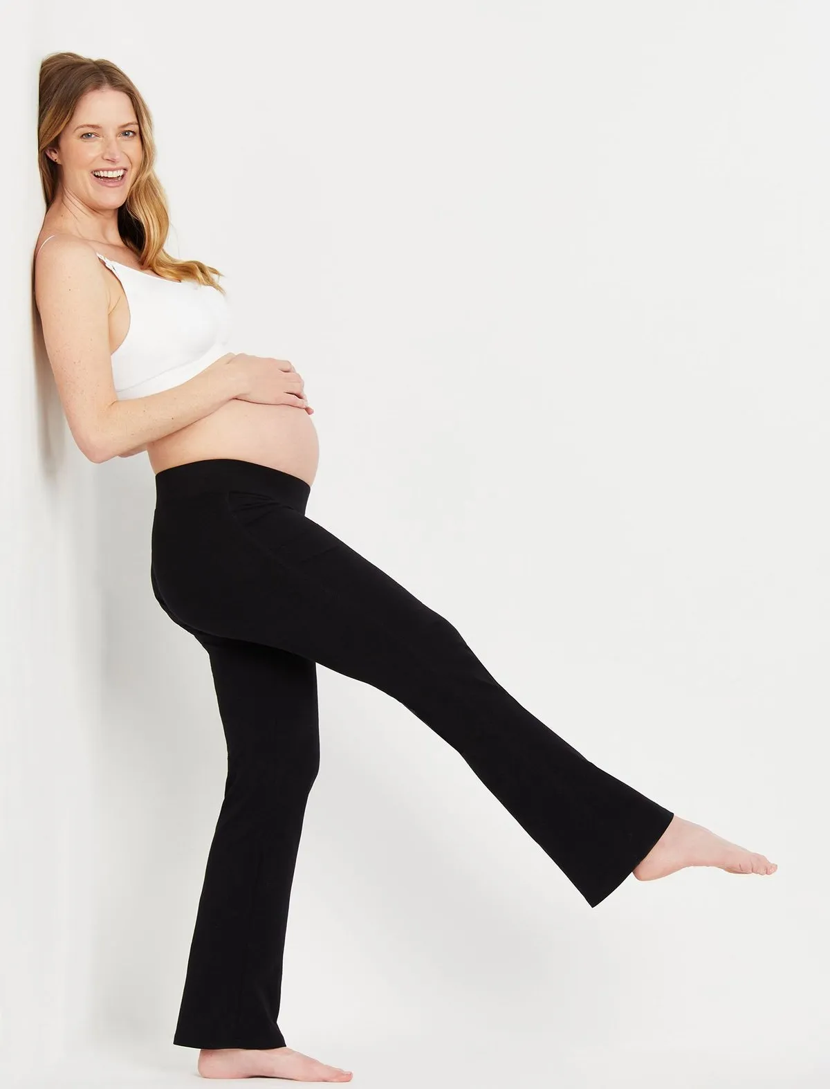 Under Belly Yoga Pant in Black