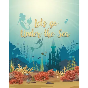 Under the Sea Party Printed Backdrop