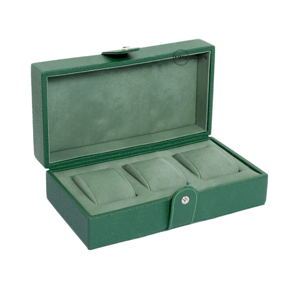 UNDERWOOD (LONDON) - Triple Leather Watch Box  | UN209/GRN