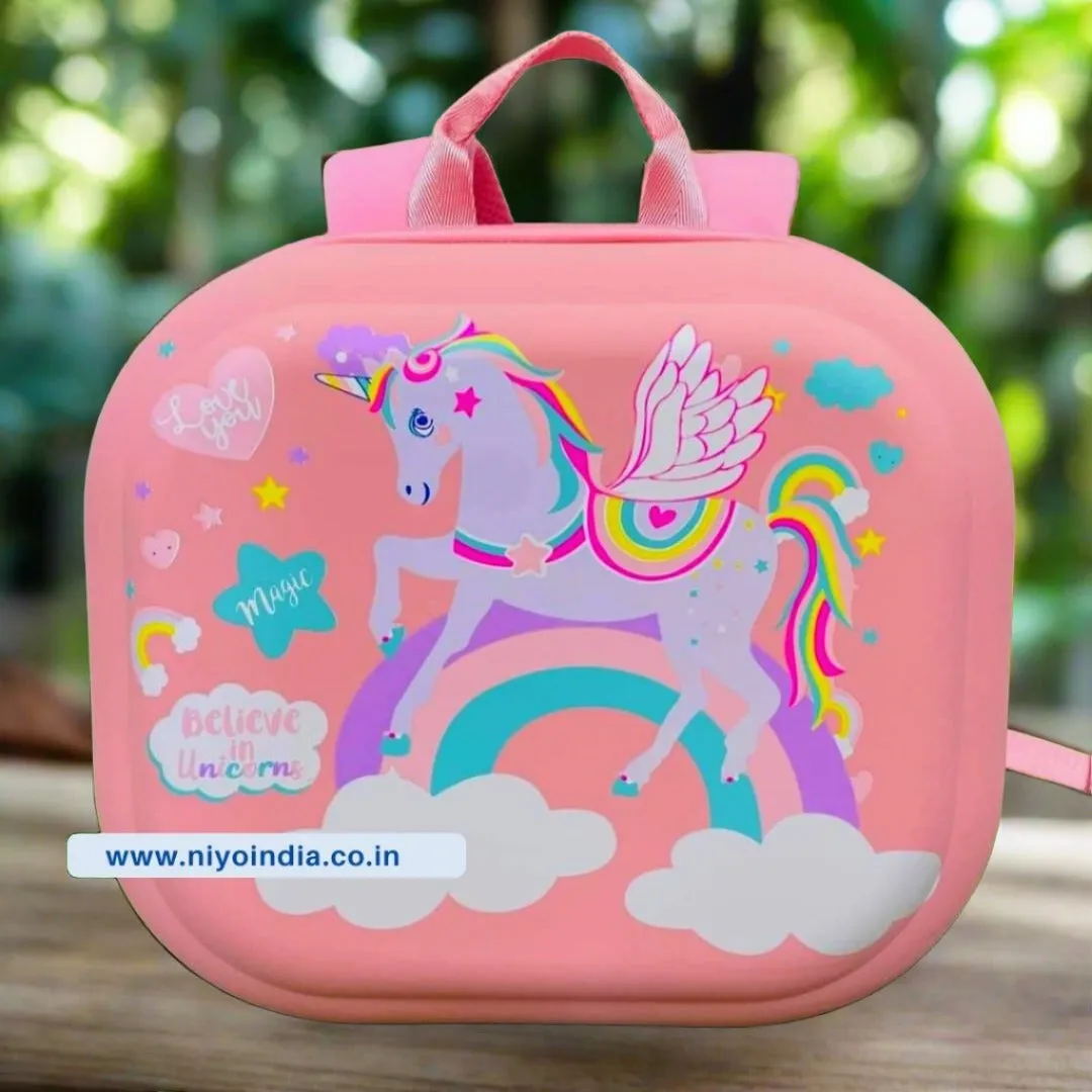 Unicorn & Dino HardShell Kids Backpack