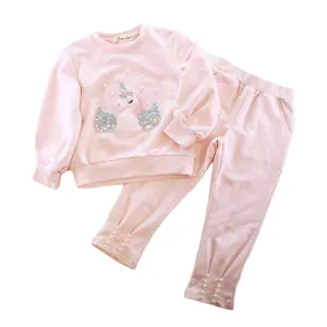 Unicorn Loungewear Set - Pink