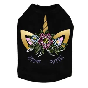 Unicorn with Flowers Tank in Many Colors