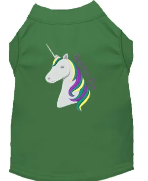 Unicorns Rock Embroidered Dog Shirt Green Xxxl (20)