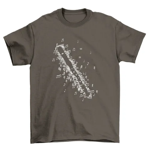 Unique Recorder Music Tee - Cool & Stylish