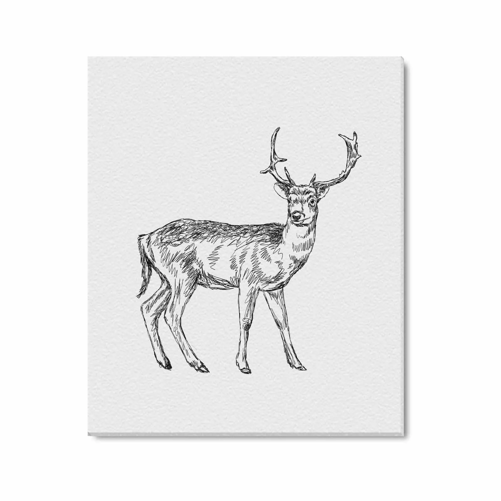 Uniquely You Wall Art / Deer  Frame Canvas Print 20"x24"