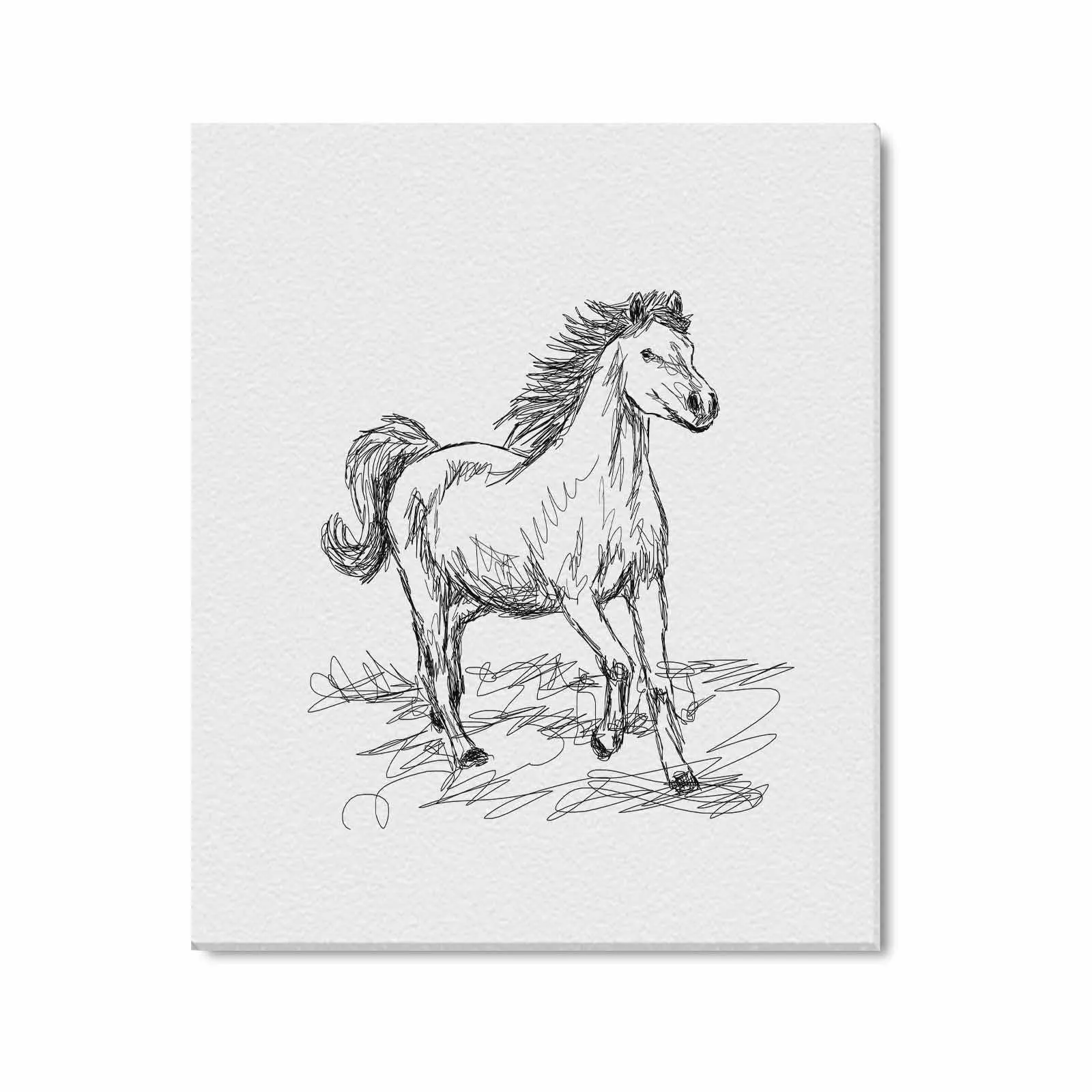 Uniquely You Wall Art / Horse  Frame Canvas Print 20"x24"