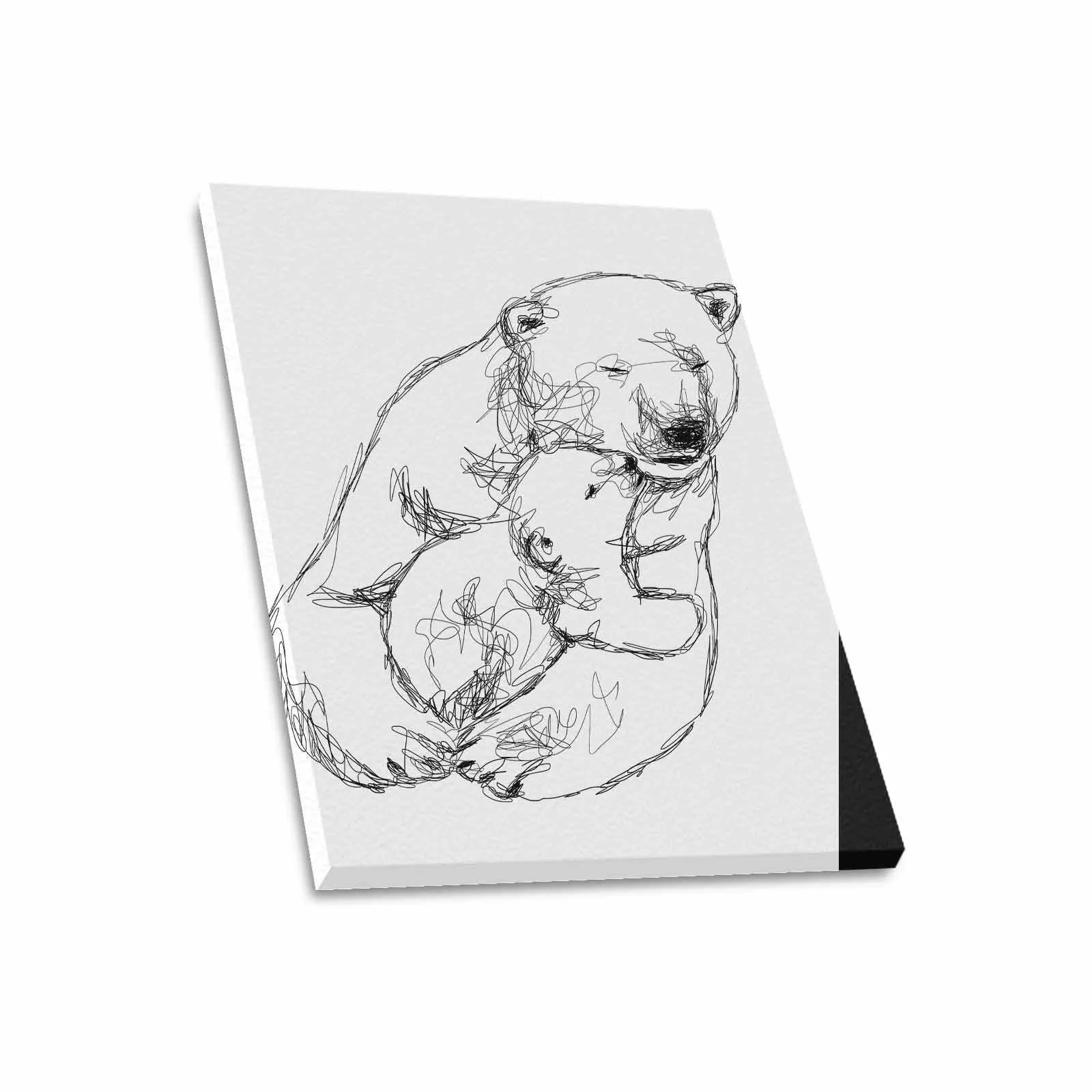 Uniquely You Wall Art / Mama Bear  Frame Canvas Print 20"x24"