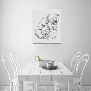 Uniquely You Wall Art / Mama Bear  Frame Canvas Print 20"x24"