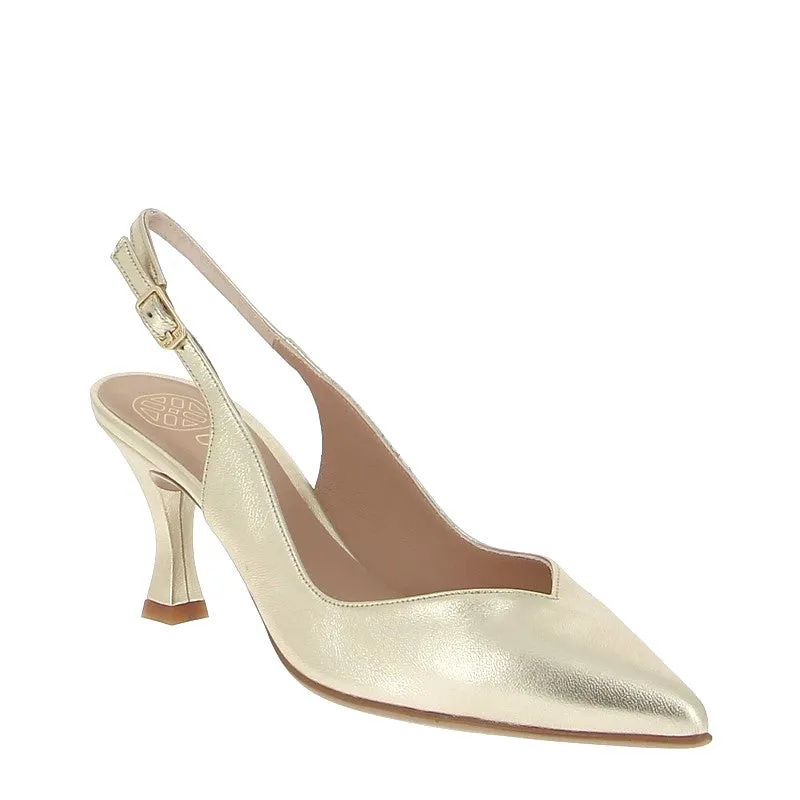 Unisa Karde Gold Slingback Pump