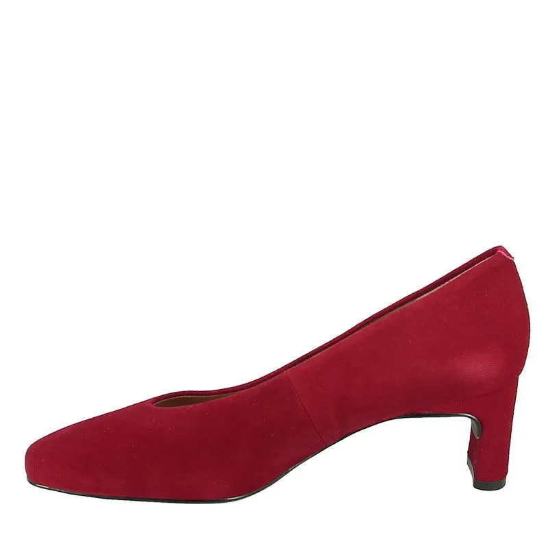 Unisa Lucoli Red Suede Pump