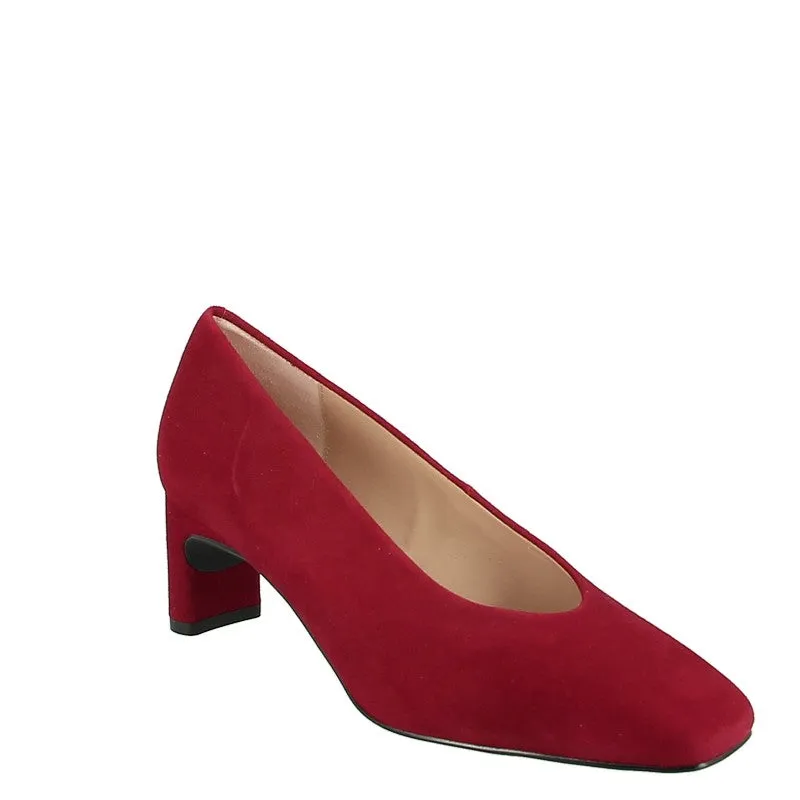 Unisa Lucoli Red Suede Pump