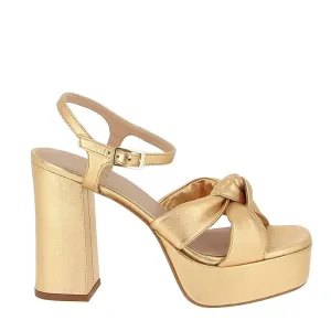 Unisa Umi Gold Platform Sandal