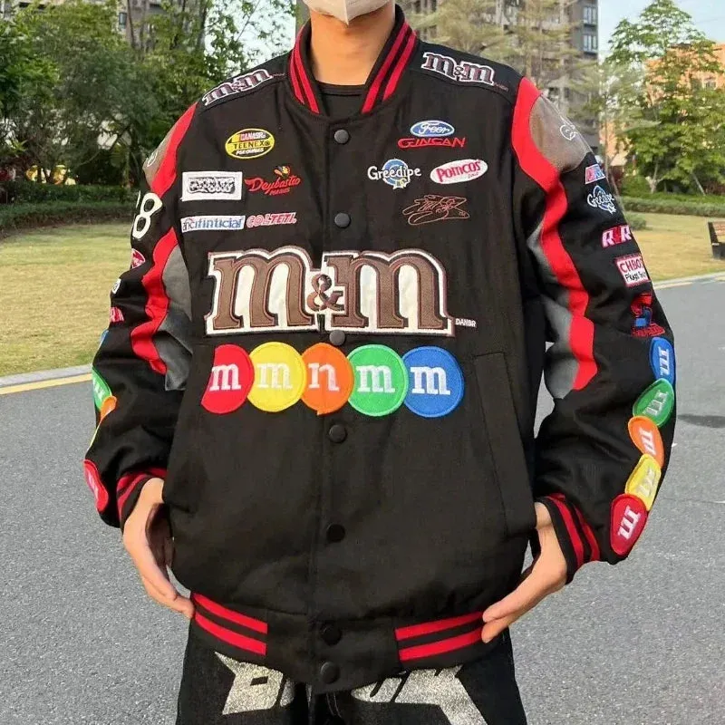 Unisex Bomber Jacket M&M Men Women