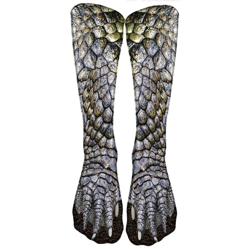 Unisex Cotton 3D Animal Print Happy Socks