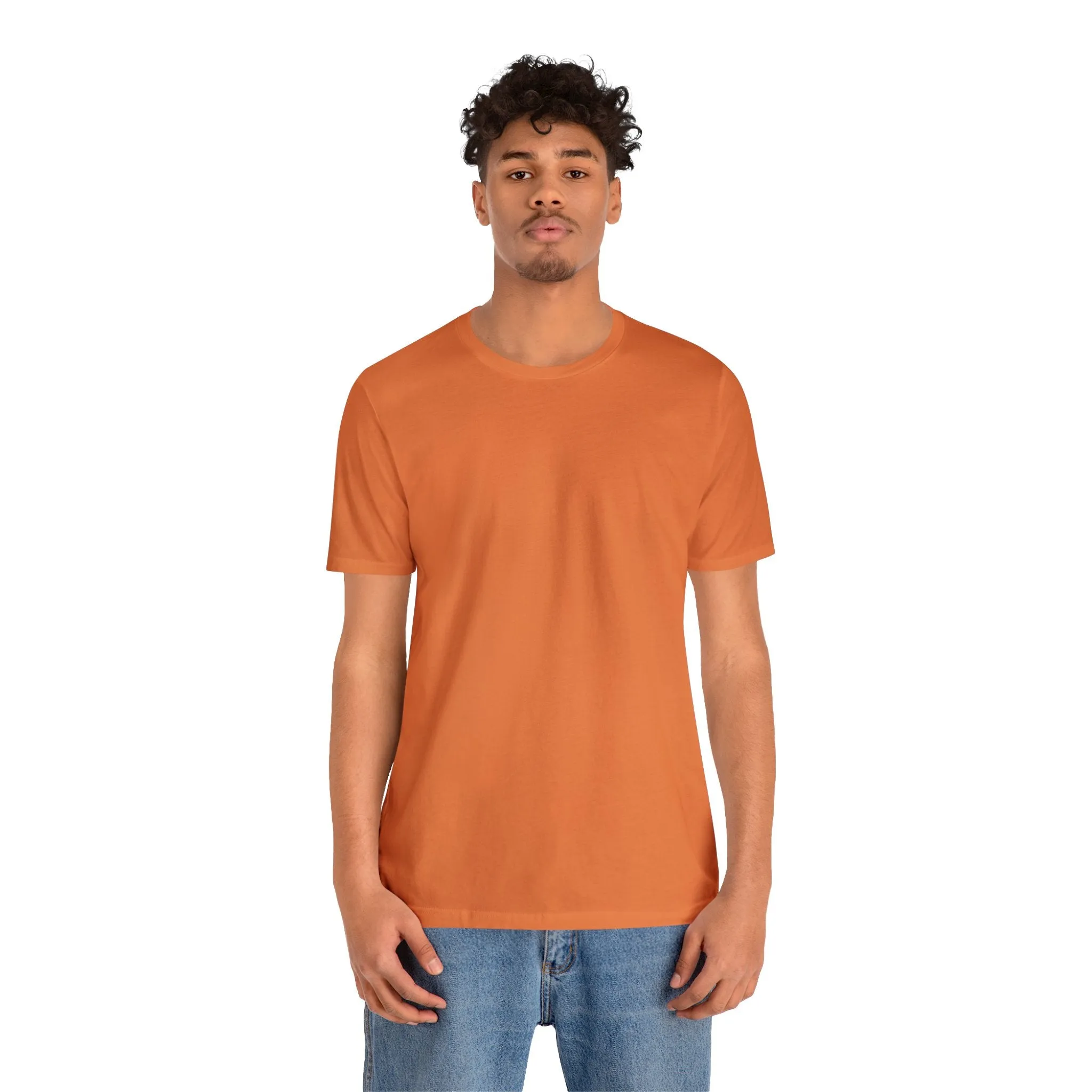 Unisex Jersey Short Sleeve Burnt Orange T Shirt