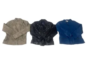 Unisex Leather Structured Jackets Mixed - 13 Pcs