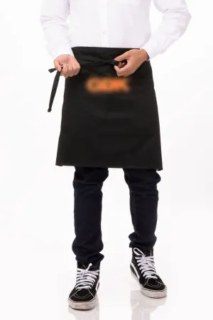 Unisex Mid Length Embroidered Apron