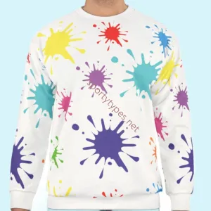 Unisex Paint Splash Sweatshirt