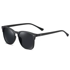 Unisex Polarized Browline Sunglasses Zeta