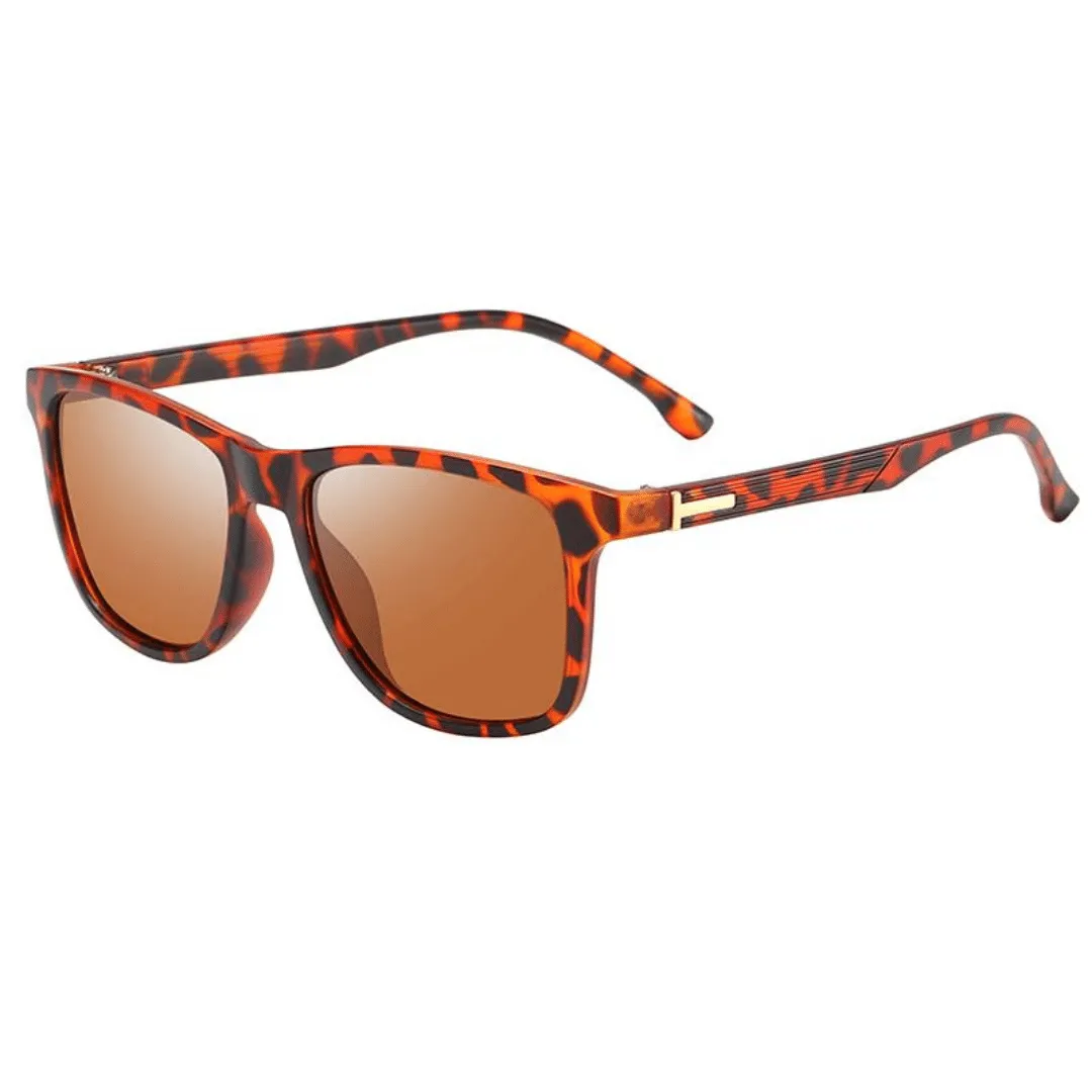 Unisex Polarized Retro Square Sunglasses Magnus