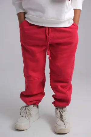 Unisex Red Comfy Sweatpants