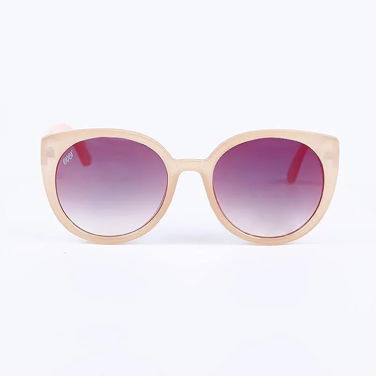 Unisex Round Acetate Ombre Sunglasses