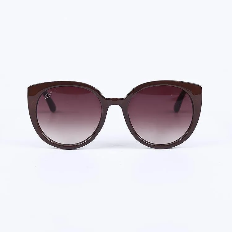 Unisex Round Acetate Ombre Sunglasses