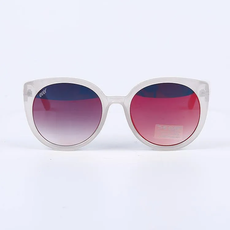 Unisex Round Acetate Ombre Sunglasses