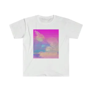 Unisex Softstyle T-Shirt Pink Pixel Art