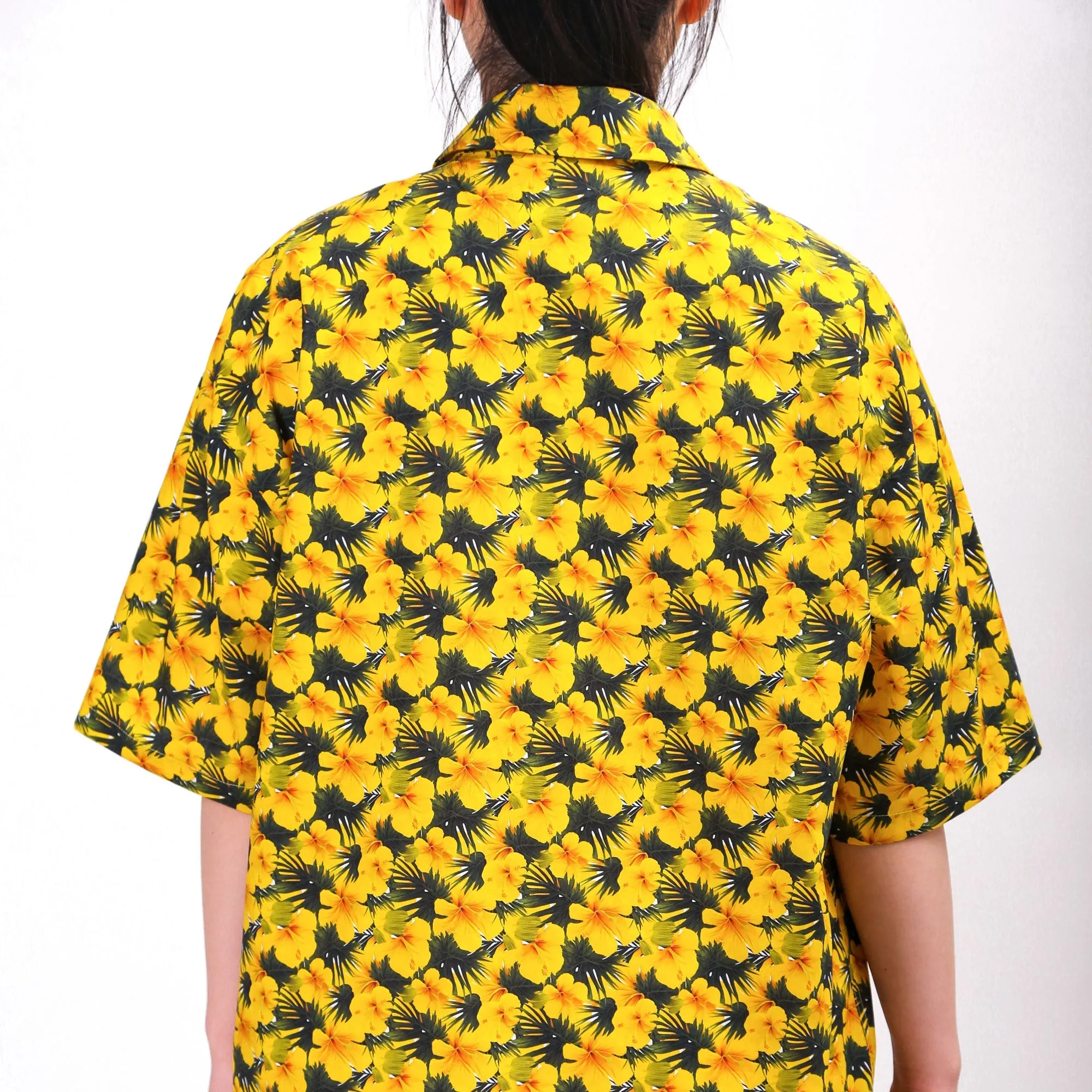 Unisex - Summer Flower Button Up Adult Shirt