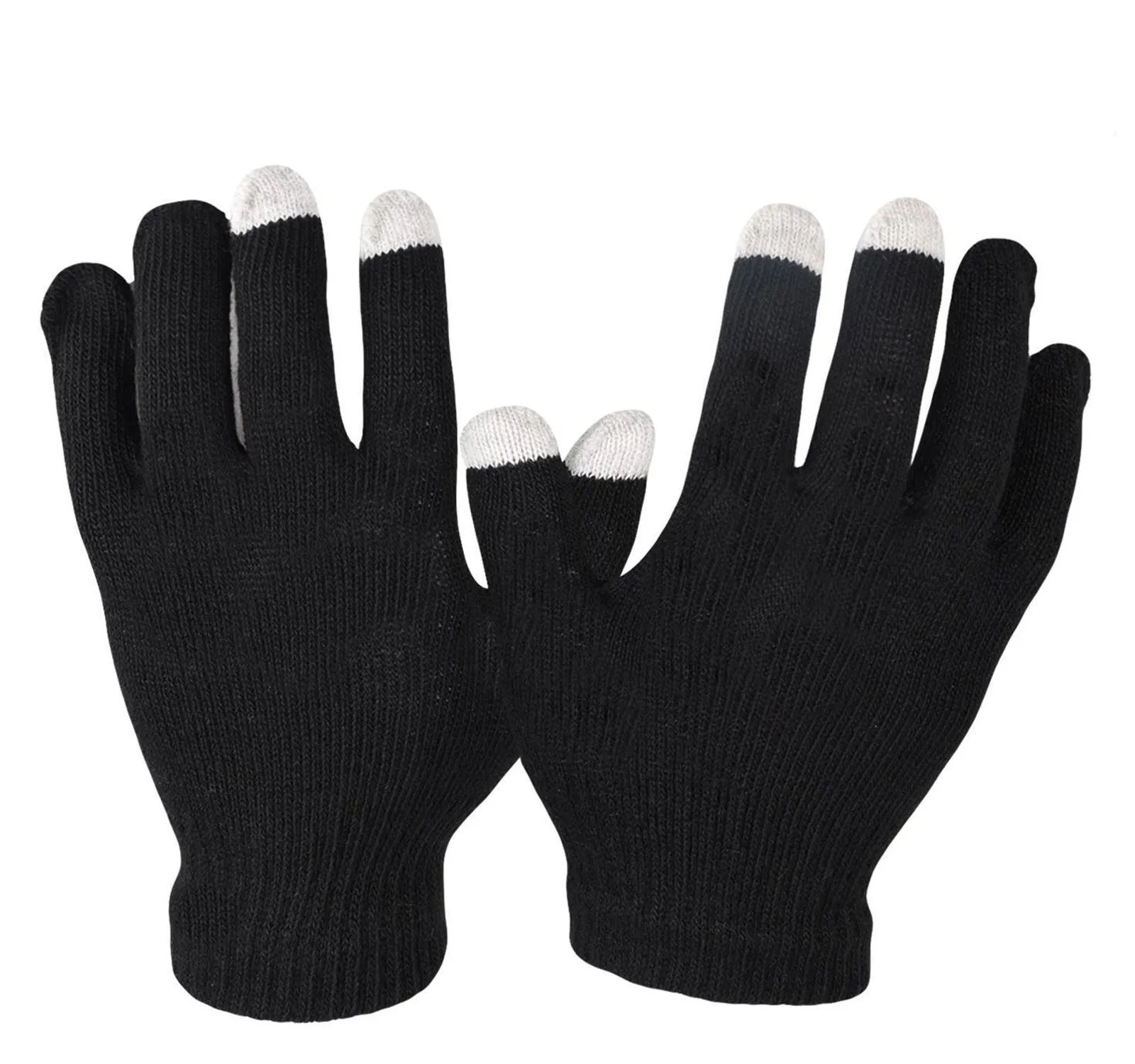 Unisex Warm Touch Screen Gloves - Pack of 6