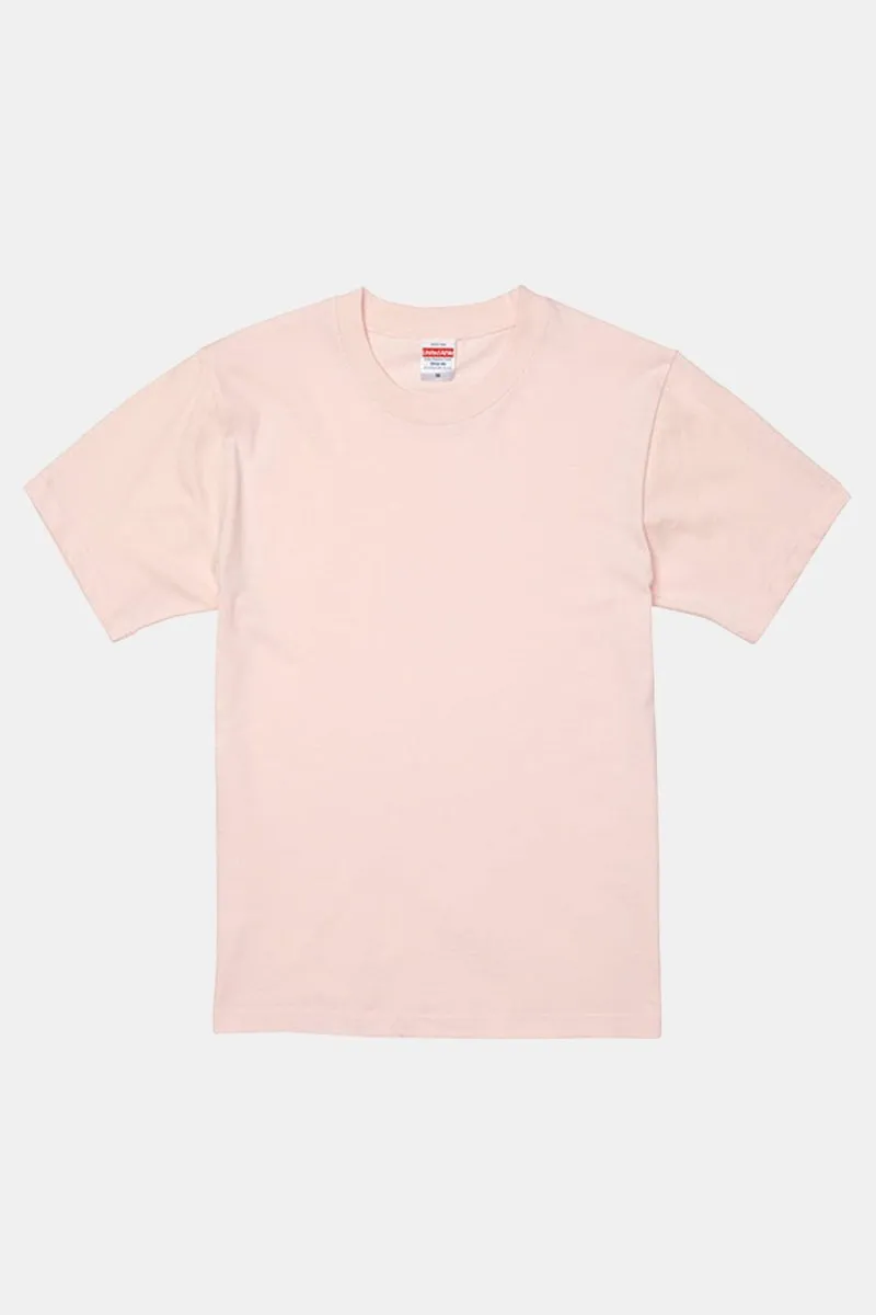 United Athle 5942 Classic Heavyweight  6.2oz T-shirt (Baby Pink)