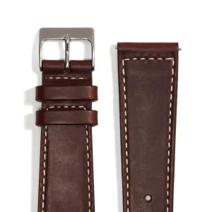 UNIVERSAL CHERRY UNIVERSAL LEATHER WATCH STRAP