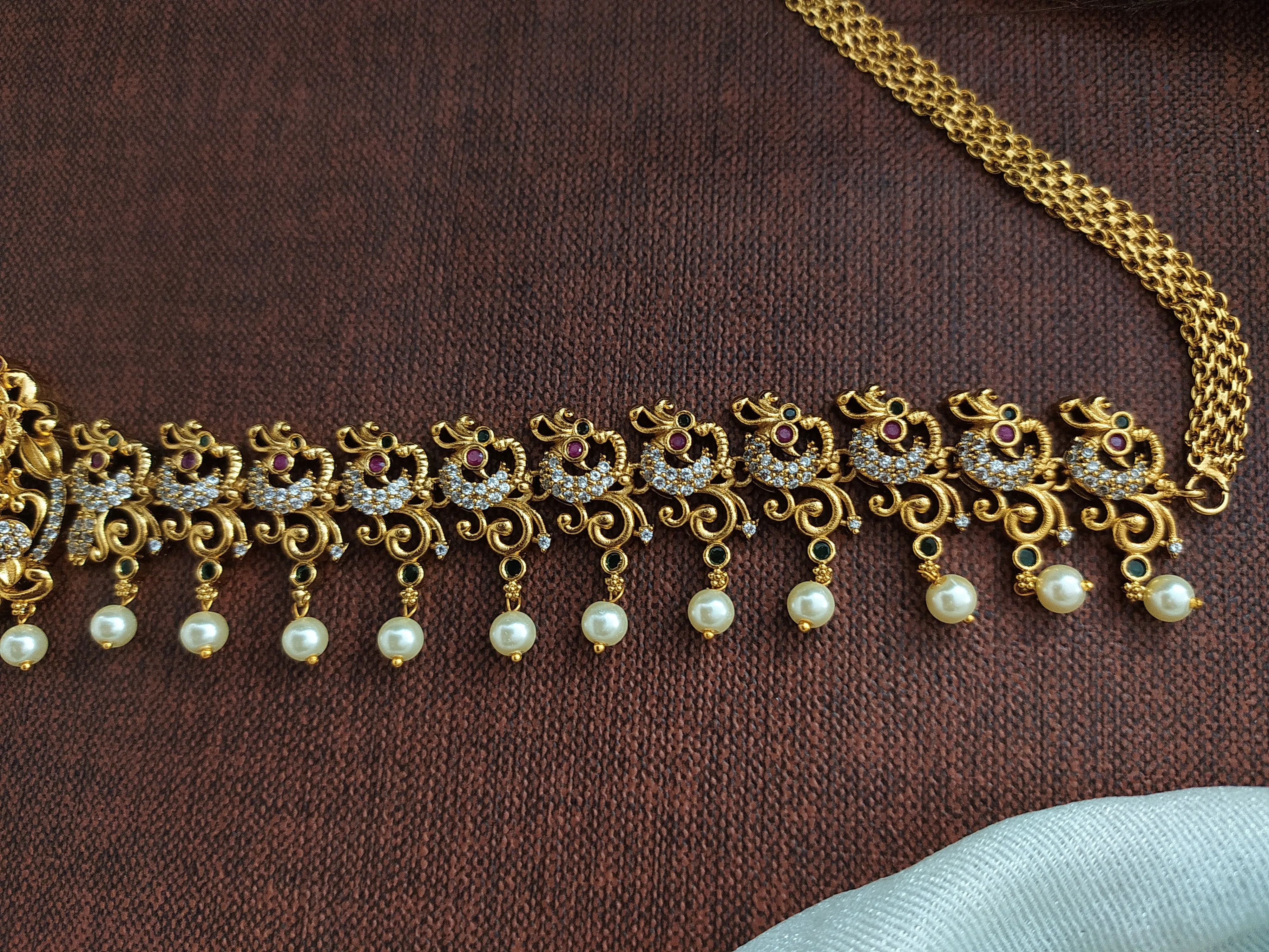 Unveiling Divine Elegance: The Peacock Lakshmi Hip Chain