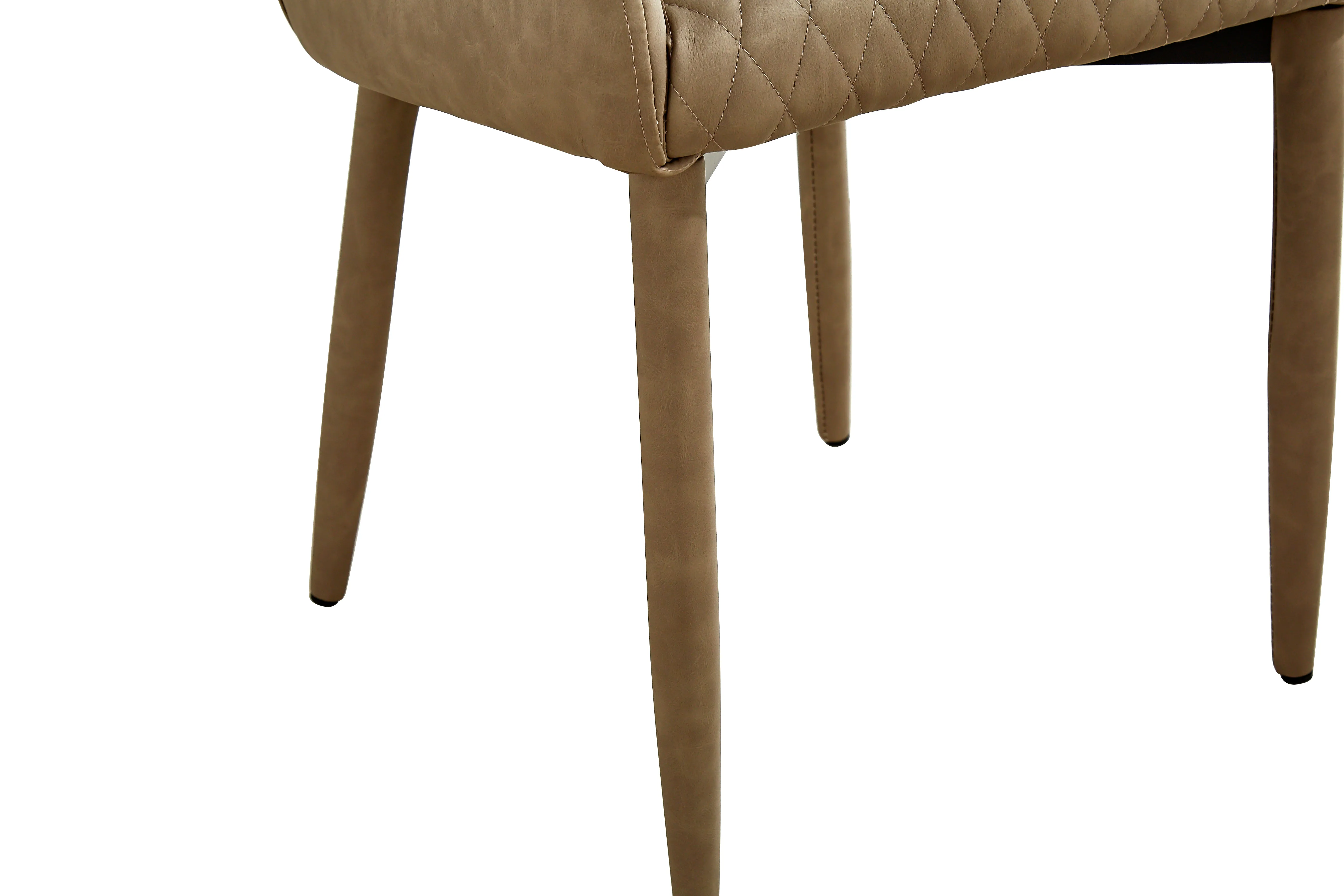 Upholstered Dining Chair With Tufted Seat