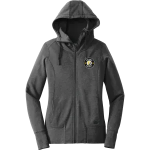 Upland Country Day School New Era Ladies Tri-Blend Fleece Full-Zip Hoodie